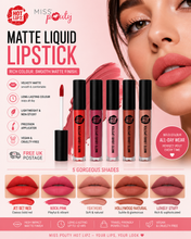 Load image into Gallery viewer, Miss Pouty HOT LIPZ Matte Liquid Lipstick – Luscious Colour with a Smooth Matte Finish
