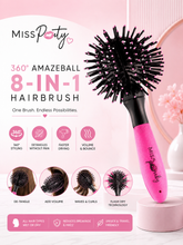 Load image into Gallery viewer, Miss Pouty 360° AmazeBall 8-in-1 Hairbrush | Fast Drying &amp; Detangling | Free UK Delivery