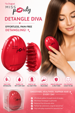 Load image into Gallery viewer, Miss Pouty Detangle Diva Hair Brush – Pain-Free Detangling | Free UK Delivery