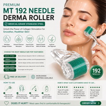 Load image into Gallery viewer, Premium MT 192 Needle Derma Roller – Medical-Grade Stainless Steel
