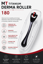Load image into Gallery viewer, MT Titanium Derma Roller Collection 180 Needle