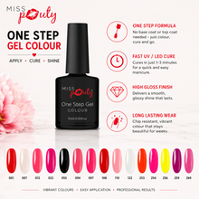 Load image into Gallery viewer, Miss Pouty One Step Gel Colour 10ml – Easy, Vibrant Nails with Free UK Delivery