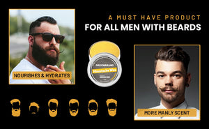 Groomarang Moustache Wax - Original & Sandalwood (Available in 15ml & 30ml)