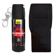 Load image into Gallery viewer, Noyzie Self Defence Spray Keychain 15ml – UK Legal Personal Safety Spray with Red Dye &amp; UV Marker &amp; Optional Carry Pouch