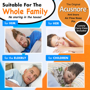 Acusnore Air Flow Nose Pins - Stop Snoring &amp; Breathe Better | Free UK Delivery