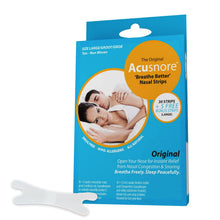 Load image into Gallery viewer, Acusnore Anti Snore &#39;Breathe Better&#39; Nasal Strips