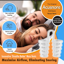 Load image into Gallery viewer, Acusnore Air Flow Nose Vents - Stop Snoring &amp; Breathe Better | Free UK Delivery