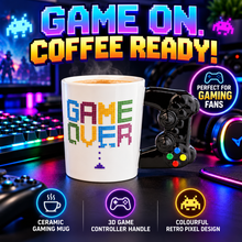 Load image into Gallery viewer, Puckator Game Over Game Controller Handle Mug