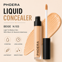 Load image into Gallery viewer, Phoera Concealer Full Coverage Liquid – Flawless, Long-Lasting &amp; Hydrating – Free UK Delivery