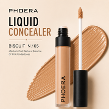 Load image into Gallery viewer, Phoera Concealer Full Coverage Liquid – Flawless, Long-Lasting &amp; Hydrating – Free UK Delivery