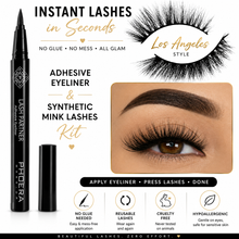 Load image into Gallery viewer, Phoera Glam Express Adhesive Eyeliner &amp; Lash Kit – Quick &amp; Effortless Application