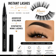 Load image into Gallery viewer, Phoera Glam Express Adhesive Eyeliner &amp; Lash Kit – Quick &amp; Effortless Application