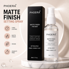Load image into Gallery viewer, Phoera Matte Finish Setting Spray 50ml – Long-Lasting, Lightweight &amp; Breathable - Free Delivery