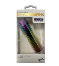 Load image into Gallery viewer, 2000mAh Power Banks – Rainbow Chrome – Free UK Delivery