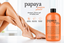 Load image into Gallery viewer, Philosophy Papaya Passion Punch – 3-in-1 Shampoo, Shower Gel &amp; Bubble Bath