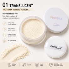 Load image into Gallery viewer, PHOERA No Filter Setting Powder – Smooth &amp; Weightless for All-Day Wear | Free UK Postage
