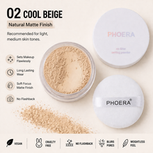 Load image into Gallery viewer, PHOERA No Filter Setting Powder – Smooth &amp; Weightless for All-Day Wear | Free UK Postage