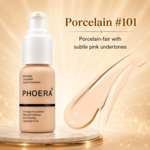 Load image into Gallery viewer, Phoera Foundation Full Coverage Flawless Matte Liquid Foundation - 1 or 2 Pack - Free Delivery