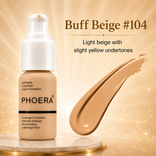 Load image into Gallery viewer, Phoera Foundation Full Coverage Flawless Matte Liquid Foundation - 1 or 2 Pack - Free Delivery