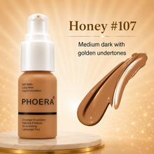 Load image into Gallery viewer, Phoera Foundation Full Coverage Flawless Matte Liquid Foundation - 1 or 2 Pack - Free Delivery