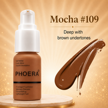 Load image into Gallery viewer, Phoera Foundation Full Coverage Flawless Matte Liquid Foundation - 1 or 2 Pack - Free Delivery