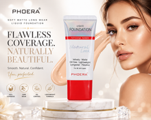 Load image into Gallery viewer, Phoera Foundation Full Coverage Flawless Matte Liquid Foundation Tube - 1 or 2 Pack - Free Delivery