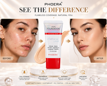 Load image into Gallery viewer, Phoera Foundation Full Coverage Flawless Matte Liquid Foundation Tube - 1 or 2 Pack - Free Delivery