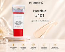 Load image into Gallery viewer, Phoera Foundation Full Coverage Flawless Matte Liquid Foundation Tube - 1 or 2 Pack - Free Delivery