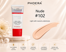 Load image into Gallery viewer, Phoera Foundation Full Coverage Flawless Matte Liquid Foundation Tube - 1 or 2 Pack - Free Delivery