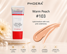 Load image into Gallery viewer, Phoera Foundation Full Coverage Flawless Matte Liquid Foundation Tube - 1 or 2 Pack - Free Delivery