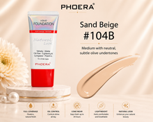 Load image into Gallery viewer, Phoera Foundation Full Coverage Flawless Matte Liquid Foundation Tube - 1 or 2 Pack - Free Delivery