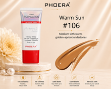 Load image into Gallery viewer, Phoera Foundation Full Coverage Flawless Matte Liquid Foundation Tube - 1 or 2 Pack - Free Delivery