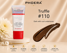 Load image into Gallery viewer, Phoera Foundation Full Coverage Flawless Matte Liquid Foundation Tube - 1 or 2 Pack - Free Delivery