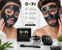 Load image into Gallery viewer, Skinapeel Magnetic Deep Sea Mud Mask &amp; Magnetic Spoon – Age-Defying &amp; Pore Cleansing Treatment with Free UK Postage