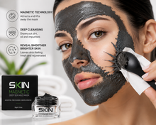 Load image into Gallery viewer, Skinapeel Magnetic Deep Sea Mud Mask &amp; Magnetic Spoon – Age-Defying &amp; Pore Cleansing Treatment with Free UK Postage