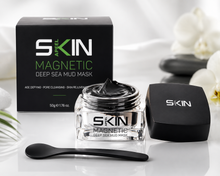 Load image into Gallery viewer, Skinapeel Magnetic Deep Sea Mud Mask &amp; Magnetic Spoon – Age-Defying &amp; Pore Cleansing Treatment with Free UK Postage