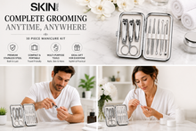 Load image into Gallery viewer, Skinapeel Mini 10pc Manicure Kit – Premium Stainless Steel Grooming Set with Free UK Delivery
