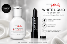 Load image into Gallery viewer, Miss Pouty White Liquid Foundation - Everyday Wear, Fancy Dress &amp; More