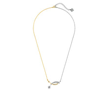 Load image into Gallery viewer, Diamond Style London - Shooting Star Necklace in gold and rhodium plating (Item code: Shootingstarneck)