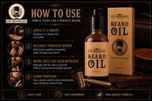 Load image into Gallery viewer, Sir Reginald’s Beard Oil 100ml – Premium Natural Blend for a Softer, Healthier Beard – Free UK Delivery