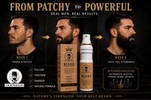 Load image into Gallery viewer, Sir Reginald’s Beard Growth Spray 60ml – 100% Natural for a Fuller, Thicker Beard – Free UK Delivery