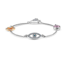 Load image into Gallery viewer, Diamond Style London - Stacker Magnetic Bracelet with Evil Eye Charm (Item code: Stackerbraevileye)