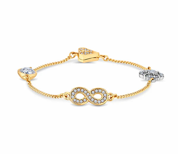 Diamond Style London Stacker - Stacker Magnetic Bracelet with Infinity ...