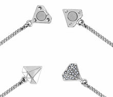 Load image into Gallery viewer, Diamond Style London - Stacker bra bracelet moon (Item code: Stackerbramoon)