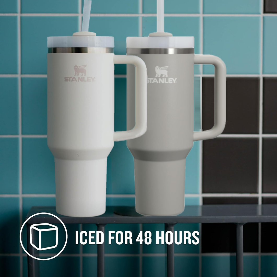 Stanley Quencher® H2.0 FlowState™ Tumbler 1.2L – Recycled Stainless Steel – Free UK Delivery