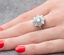 Load image into Gallery viewer, Diamond Style London - Starburst ring (Item code: Starburstring6)