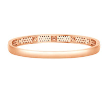 Load image into Gallery viewer, Diamond Style London - Stud bangle in rose gold plating (Item code: Studbanglerose)