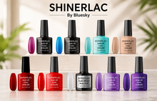 Load image into Gallery viewer, Shinerlac by Bluesky – Soak Off UV &amp; LED Gel Nail Polish (10ml)