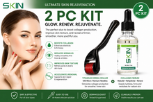 Load image into Gallery viewer, Skinapeel Collagen Serum 30ml &amp; Infinitive Beauty Titanium Derma Roller Kit