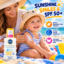 Load image into Gallery viewer, NIVEA SUN Kids Protect &amp; Sensitive Spray (200ml) Sunscreen Spray with SPF 50+